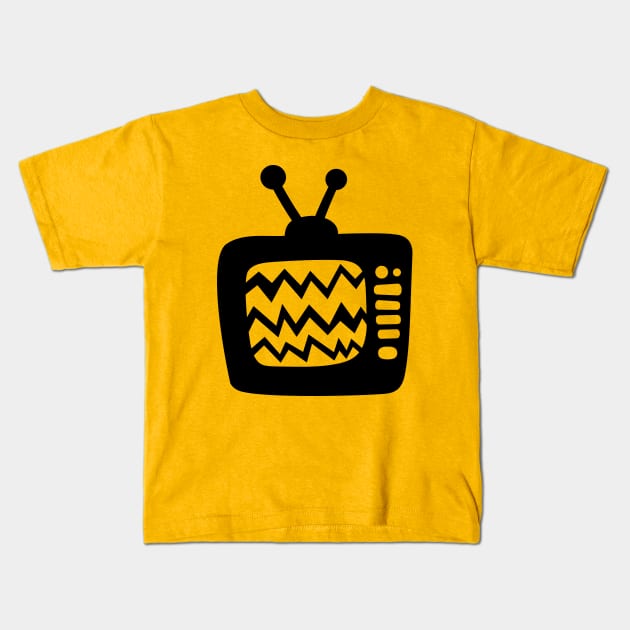 Nothing on TV - Vintage Television Kids T-Shirt by XOOXOO